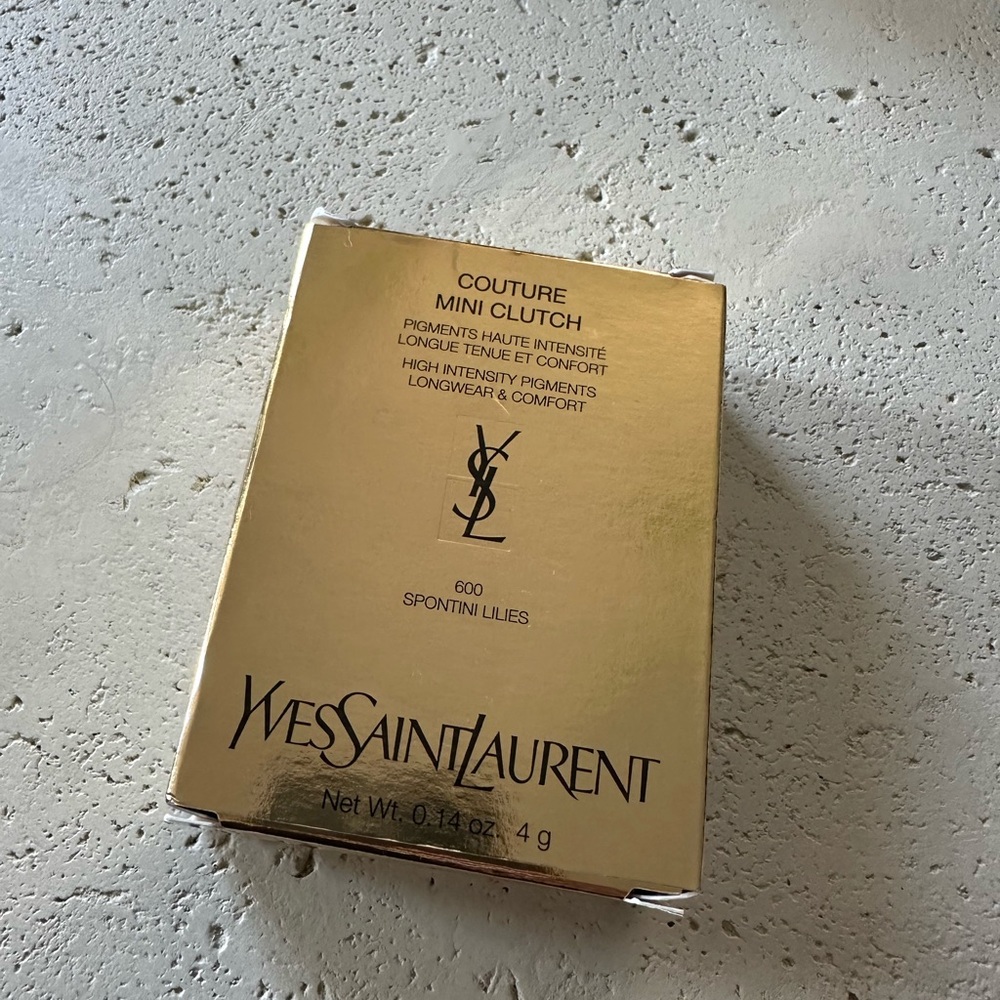 Yves Saint Laurent couture mini clutch eyeshadow palette 600 spontini lilies